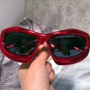 Red Metallic Sunglasses